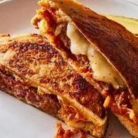 B&T Patty Melt · hamburger patty, bacon, choice of cheese & tomato on choice of bread w/ Special Sauce