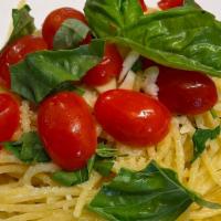Pomodoro Fresco · Fresh Cherry Tomatoes, EVOO & Fresh Basil