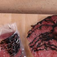 Hand-Carved Pastrami · Sealed in an airtight pack. Good up to one week in the fridge or three months in the freezer...