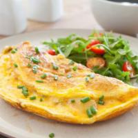 Build Your Own Omelette · Delicious Breakfast omelette made using 3 eggs, and customer's choice of Add ons. Served wit...