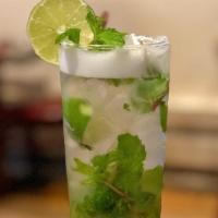 Virgin Mojito · Mint leaves, fresh lime juice, sugar and club soda.