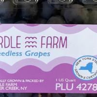 Purple Seedless Grapes · Erdle Farms