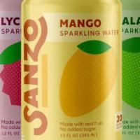 Sanzo Seltzer · Asian owned, small business. Made with real fruit. Made in NYC. Select between lychee or man...
