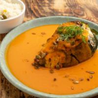 Chile Relleno Vegetariano · Roasted poblano pepper stuffed with zucchini, carrots, grilled corn and spinach or verdolaga...
