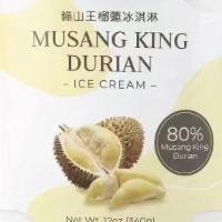 Musang King Durian Ice Cream · 