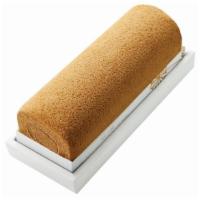 Cafe Mocha Roll Cake · Contains: Egg, Milk, Peanut, Soy, Tree Nut, Wheat