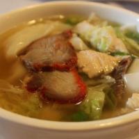 Sopa Wonton Special · Chita most popular wonton soup, come with chicken, pork, shrimp, Quail egg and vegetables in...