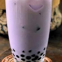 Taro Milk Bubble Tea · Bubble Tea with taro flavor