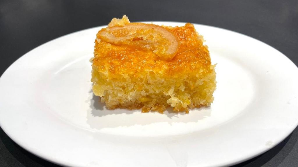 Greek Orange Cake · Greek orange cake made with phyllo pastry and soaked in syrup.