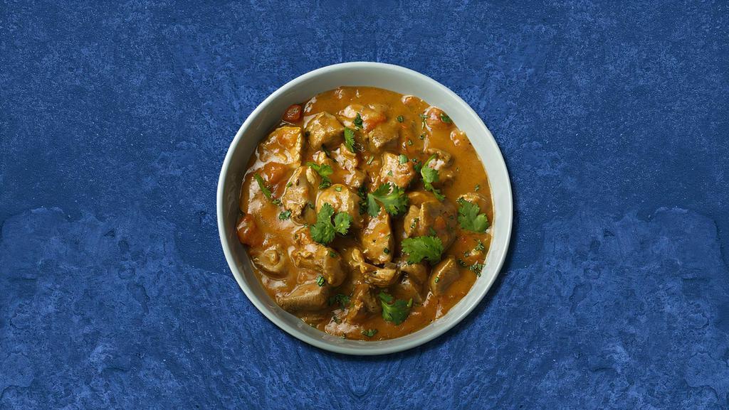 Terrific Tikka Masala · Roasted chicken cooked with sliced onion and bell peppers, with tomato sauce and a touch of cream. Served with side of rice.