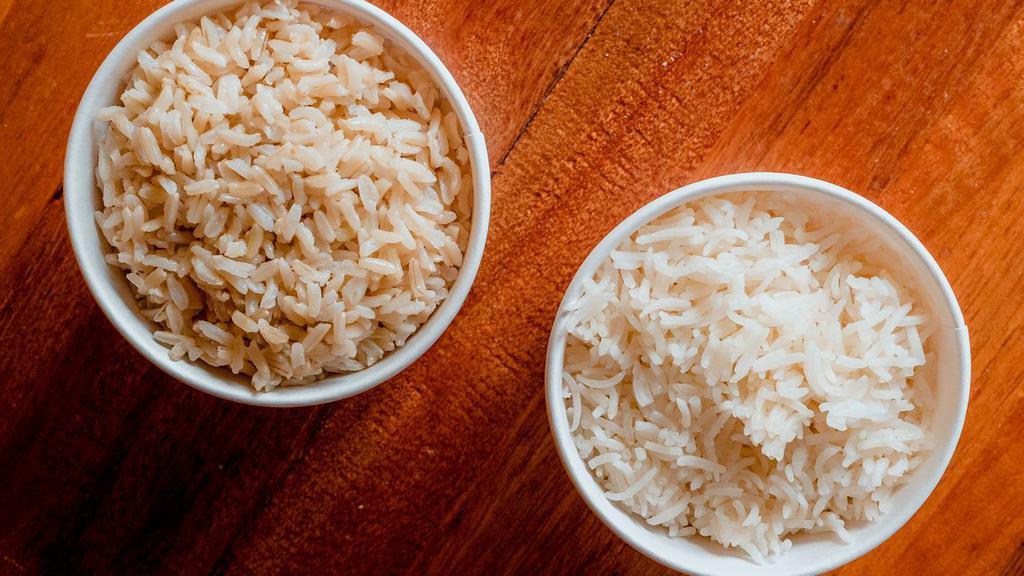 Basmati Rice · Choose brown or white rice.