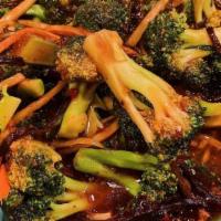Broccoli W. Garlic Sauce · Hot & spicy.