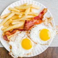Egg With Cheese And Bacon Breakfast · 