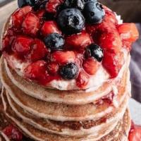 Pancake With Fruit · Add meat for an additional charge. Add toppings and extras for an additional charge.