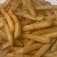 French Fries · Battered french fries! salted and served ! extra crispy !