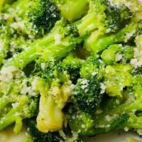 Sauteed Broccoli · sauteed in Garlic it is so good and fresh!