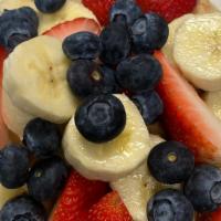Fruit Pancakes · Served With Butter And Syrup