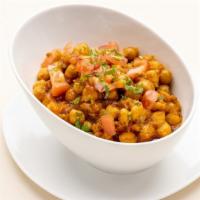Bhindi Masala · Stir fried okra, tomatoes, cilantro, spices.