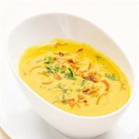 Yellow Dal · Tempered with mustard seeds curry leaves.