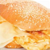 Egg & Cheese Breakfast Sandwich · Fluffy scrambled eggs with melty cheese on your choice of soft roll.
