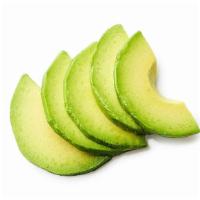 Avocado · Creamy, sliced avocado.