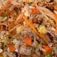 Grilled Chicken Fried Rice · Cơm Chiên Gà Nướng