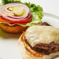 Burger · White cheddar, pickles, L.T.O & burger sauce