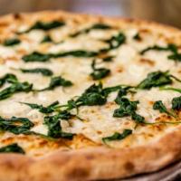 White - Spinach · Mozzarella and Ricotta Cheese, sautéed spinach and olive oil