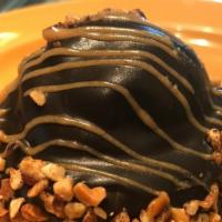 Peanut Butter Explosion Gf · A Chocolate Candy Bar Bottom. Topped With Peanut Butter Ganache  & a Mound of Chocolate Mous...