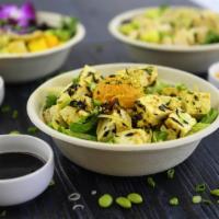 Vegetarian/Vegan Bowl · Allow to Choose One Or Two Different Bases Base Choices: White Rice, Organic Purple Rice, Qu...