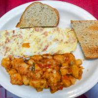 Western Omelet · Served with toast and home fries.