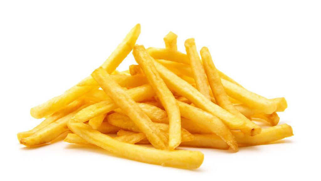 French Fries · Delicious French fries deep fried 'till golden brown, with a crunchy exterior and a light fluffy interior. Seasoned to perfection!