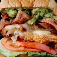 Herb Lemon Chicken And Provolone Hot Grilled Hero Sandwich · Delicious Hero Sandwich made with Herb lemon chicken, lettuce, tomato, melted provolone chee...