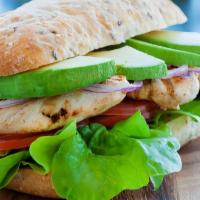 The Danwich Hot Grilled Hero Sandwich · Delicious Hero Sandwich made with Chicken cutlets, grilled onion, mozzarella cheese, avocado...