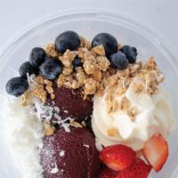 Create Your Own Acai Bowl  · Acai paired with your choice of frozen yogurt and toppings