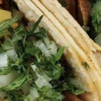 Al Pastor Taco · Pork with pineapple. Comes with cilantro & onions