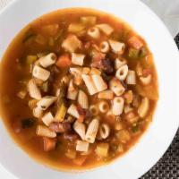 Minestrone · Italian vegetable soup.