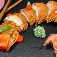 Sushi Lover · 8 pieces sushi & rainbow roll.