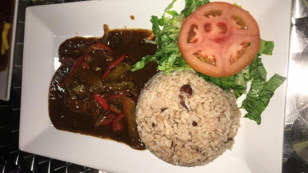 Shrimp · Jerk, Curry, Sweet Chili or Butter Sauce | Comes with rice & salad.