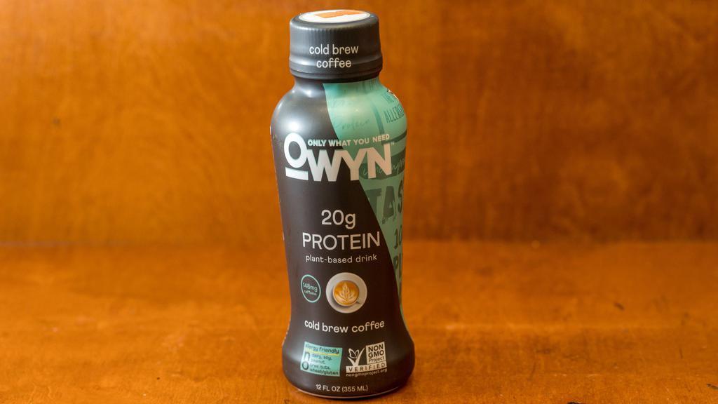 Owyn Protein Cold Brew Coffee · 20g protein 14 fl oz.