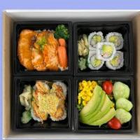 Any Pick 3 (Sushi +Teriyaki) · You can choose ANY 3 items ( Sushi Rolls or Teriyaki) and Choice of Salad or Miso Soup. Lite...