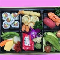 Make Your Own Sushi Bento Set · Make your own Sushi bento. Choose your favorite Sushi Roll, Nigiri Sushi  and choice of salad