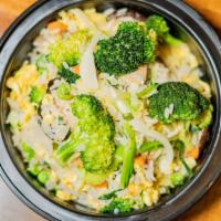 Vegan Sesame 🌞 (California) · Black mushroom, broccoli, bok choy, snow peas, carrots, cabbage, onions, sesame oil
