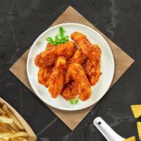 Sunday Bbq Tenders · Chicken tenders breaded and fried until golden brown before being tossed in barbecue sauce.