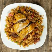 House Special Fried Rice · Chicken, pork, shrimp, and crab meat.
