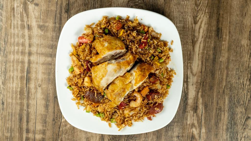 House Special Fried Rice · Chicken, pork, shrimp, and crab meat.