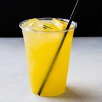 Lemonade · Lemon juice, orange juice and simple syrup.