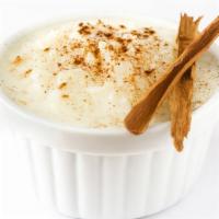 Rice Pudding · Creamy rice pudding.