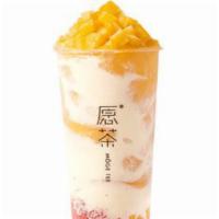 Mango Pomelo · Vegan friendly. Popular. Ice blended with fresh mango, topped with white bubble, pomelo, and...