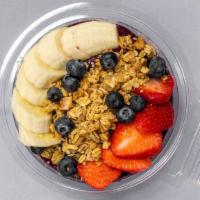 Peanut Butter · Banana, peanut butter, granola.